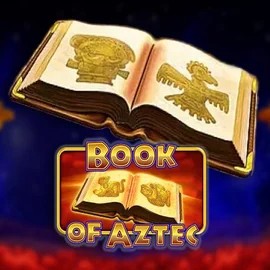 Book of Aztec logo by Amatic Industries at Lyra Bet Casino