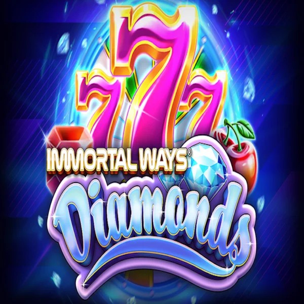 Official Slots logo: Immortal Ways Diamonds by RubyPlay at Lyra Bet Casino