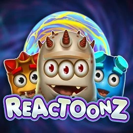 Slots logo of Reactoonz from Play'n GO at Lyra Bet Casino